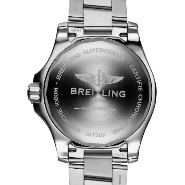 Breitling Superocean Men Automatic Black Stainless Steel Watch A17367D71B1A1 - Photo 3