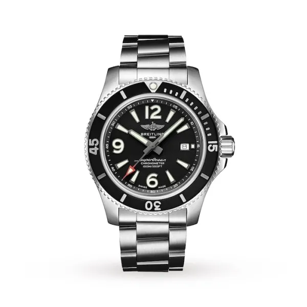 Breitling Superocean Men Automatic Black Stainless Steel Watch A17367D71B1A1