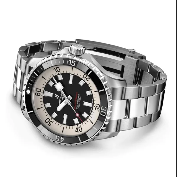 Breitling Superocean Men Automatic Black Stainless Steel Watch A17376211B1A1 photo 3