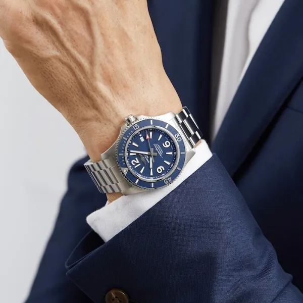 Breitling Superocean Men Automatic Blue Stainless Steel Watch A17367D81C1A1 photo 4