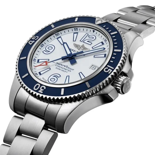 Breitling Superocean Men Automatic White Stainless Steel Watch A17366D81A1A1 - Photo 2