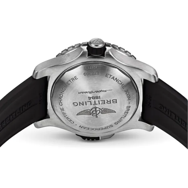 Breitling Superocean Men Automatic Yellow Rubber Watch E17369241I1S1 photo 4