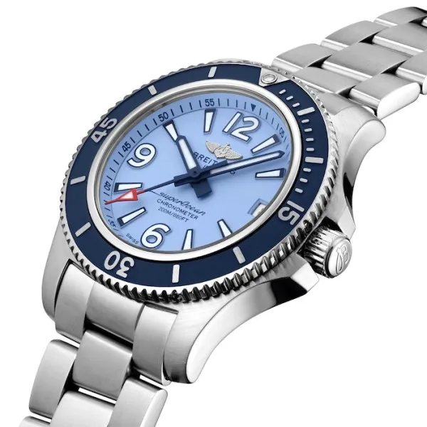 Breitling Superocean Women Automatic Blue Stainless Steel Watch A17316D81C1A1 - Photo 2