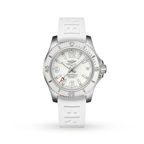Breitling Superocean Women Automatic White Rubber Watch A17316D21A1S1 - Photo 3