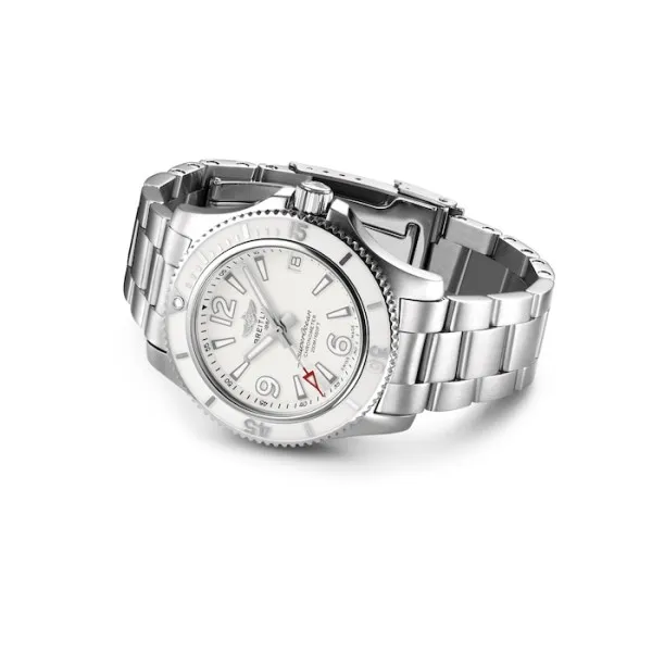 Breitling Superocean Women Automatic White Stainless Steel Watch A17316D21A1A1 - Photo 4