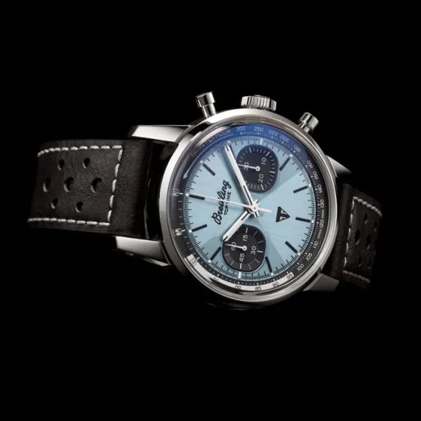 Breitling Top Time Men Automatic Blue Leather Watch A23311121C1X1