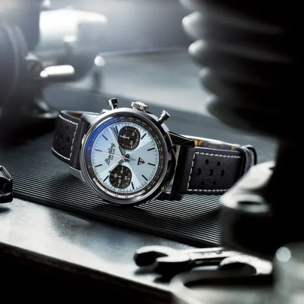 Breitling Top Time Men Automatic Blue Leather Watch A23311121C1X1 photo 4