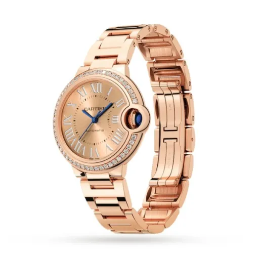 Cartier Ballon Bleu de Cartier Women Automatic Gold 18ct Rose Gold Watch WJBB0077 photo 2