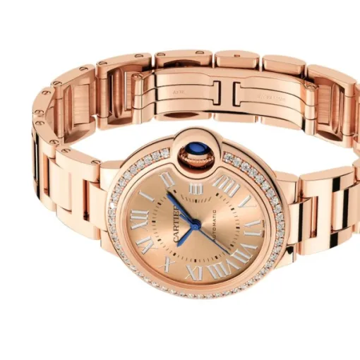 Cartier Ballon Bleu de Cartier Women Automatic Gold 18ct Rose Gold Watch WJBB0077 photo 4