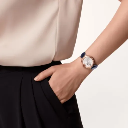 Cartier Ballon Bleu de Cartier Women Automatic Mother of Pearl Alligator Watch WGBB0052 photo 2