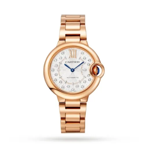 Cartier Ballon Bleu de Cartier Women Automatic Mother of Pearl Alligator Watch WGBB0054 - Photo 2