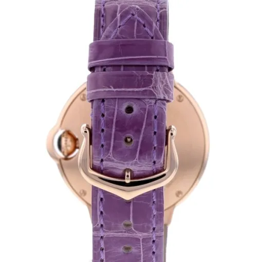Cartier Ballon Bleu de Cartier Women Automatic Silver Alligator Watch WE902063 - Photo 3