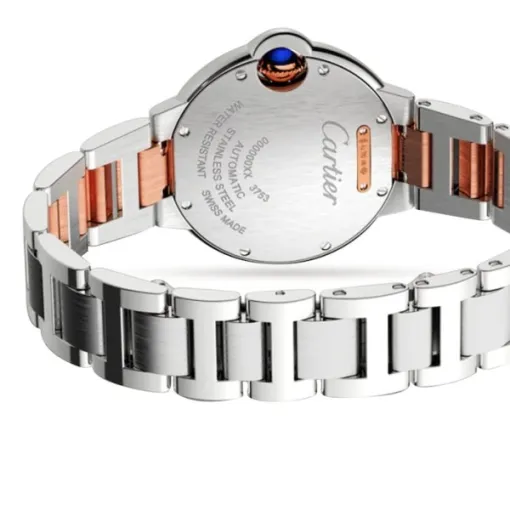 Cartier Ballon Bleu de Cartier Women Automatic Silver Stainless Steel &amp;amp; 18ct Rose Gold Watch W3BB0023 photo 3