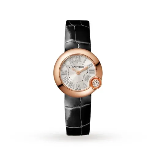 Cartier Ballon Bleu de Cartier Women Quartz Silver Leather Watch WGBL0004 photo 3