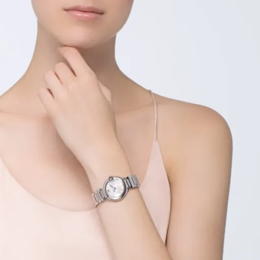 Cartier Ballon Bleu de Cartier Women Quartz Silver Stainless Steel Watch WE902073 - Photo 5
