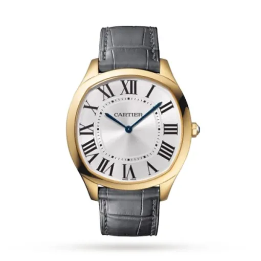 Cartier Drive de Cartier Men Automatic Silver Leather Watch WGNM0011 - Photo 5