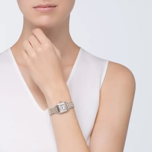 Cartier Panthère de Cartier Women Quartz White 18ct Yellow Gold Watch W2PN0006 - Photo 4