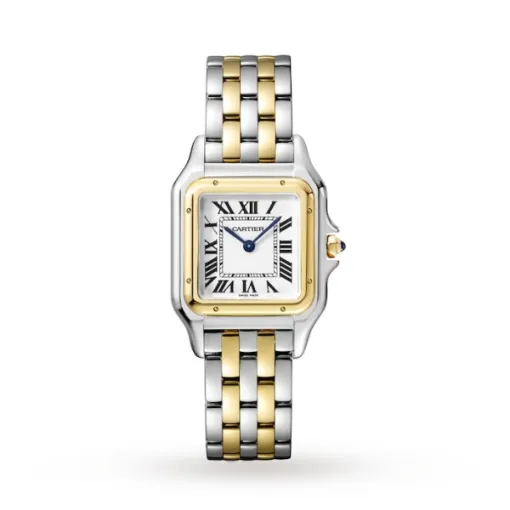 Cartier Panthère de Cartier Women Quartz White 18ct Yellow Gold Watch W2PN0007 - Photo 4