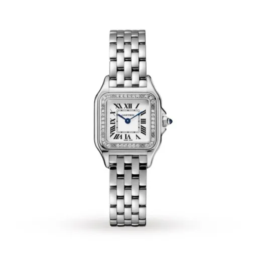 Cartier Panthère de Cartier Women Quartz White Stainless Steel Watch W4PN0007 - Photo 4