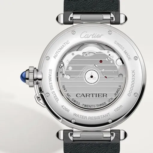 Cartier Pasha de Cartier Men Automatic Silver Alligator Watch WSPA0010 photo 4