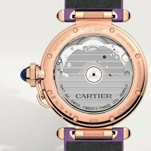 Cartier Pasha de Cartier Women Automatic Silver Alligator Watch WJPA0012 photo 3