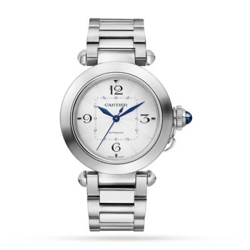 Cartier Pasha de Cartier Women Automatic Silver Stainless Steel Watch WSPA0013 - Photo 2