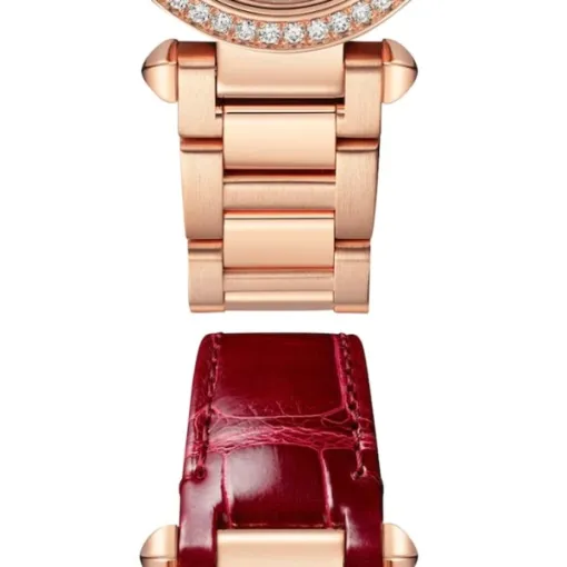 Cartier Pasha de Cartier Women Quartz Silver 18ct Rose Gold Watch WJPA0018 photo 3