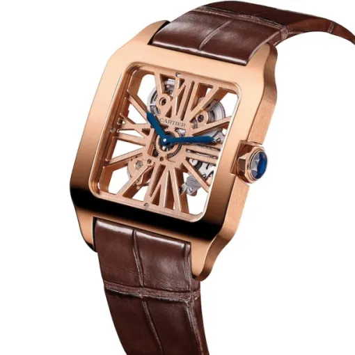 Cartier Santos de Cartier Men Automatic Leather Watch W2020057 photo 4