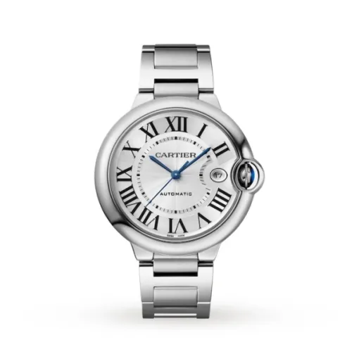 Cartier Santos de Cartier Men Automatic Silver Rubber Watch WSSA0017 - Photo 3