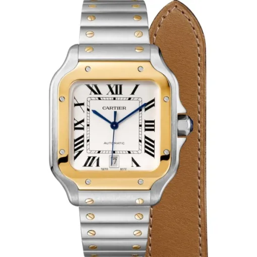 Cartier Santos de Cartier Men Automatic Silver Stainless Steel Watch W2SA0009 - Photo 2