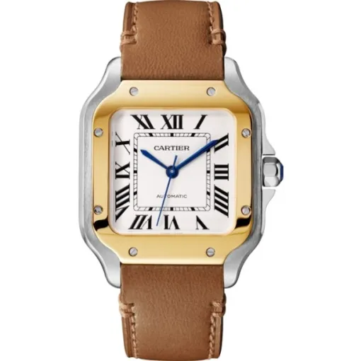 Cartier Santos de Cartier Men Automatic Silver Stainless Steel Watch W2SA0016 photo 2