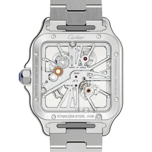 Cartier Santos de Cartier Men Automatic Silver Stainless Steel Watch WHSA0015 photo 3