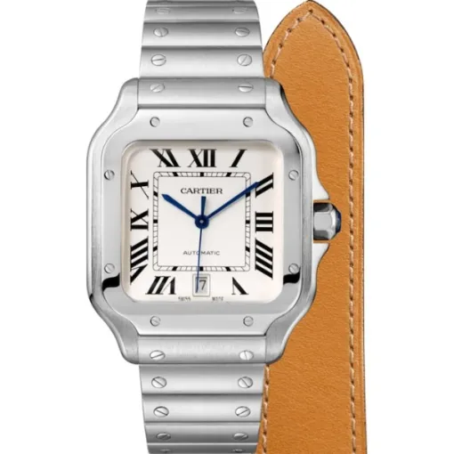 Cartier Santos de Cartier Men Automatic Silver Stainless Steel Watch WSSA0018 - Photo 2