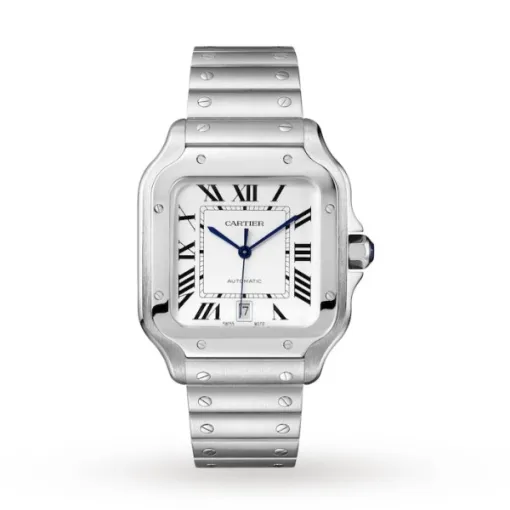 Cartier Santos de Cartier Men Automatic Silver Stainless Steel Watch WSSA0018 - Photo 4