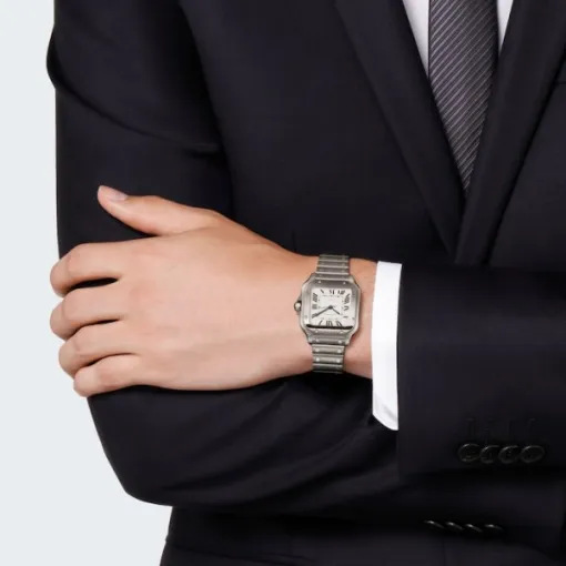 Cartier Santos de Cartier Men Automatic Silver Stainless Steel Watch WSSA0029 photo 4