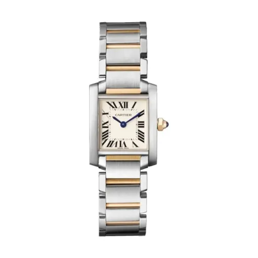 Cartier Tank Française Women Quartz Silver Bicoloured Watch W51007Q4 - Photo 3
