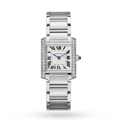 Cartier Tank Française Women Quartz Silver Stainless Steel Watch W4TA0009 - Photo 3