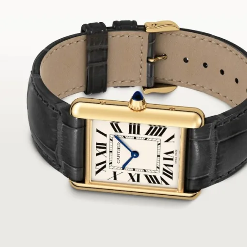 Cartier Tank Louis Men Quartz White Alligator Watch WGTA0067 - Photo 2