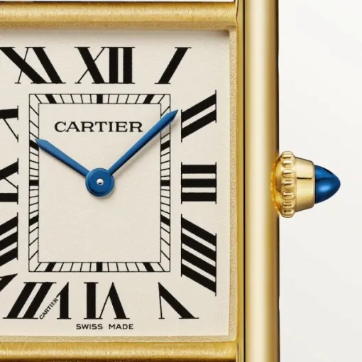 Cartier Tank Louis Men Quartz White Alligator Watch WGTA0067 - Photo 3