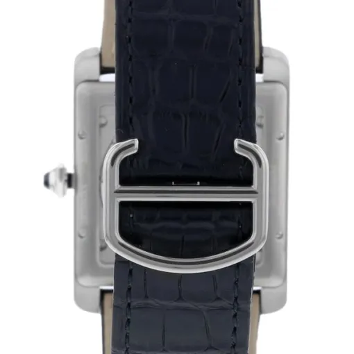 Cartier Tank MC Men Automatic Silver Alligator Watch W5330003 photo 3