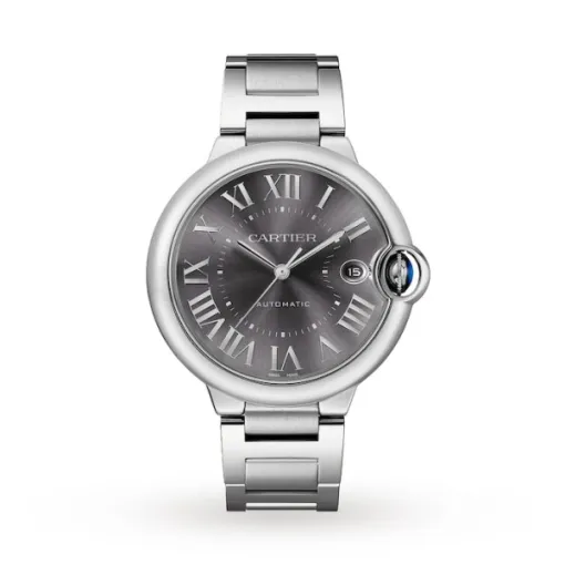 Cartier Tank Must Men Automatic Silver Stainless Steel Watch WSTA0053