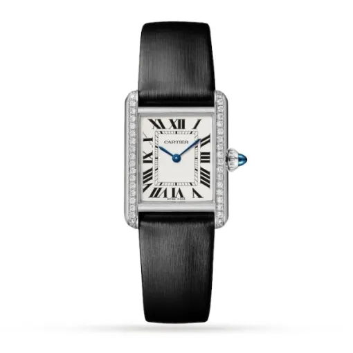 Cartier Tank Must Women Quartz Silver Calf Watch W4TA0016 - Photo 2