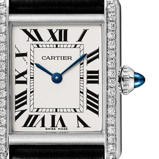 Cartier Tank Must Women Quartz Silver Calf Watch W4TA0016 - Photo 3