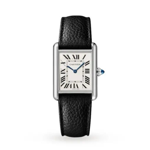 Cartier Tank Must Women Quartz Silver Calf Watch WSTA0041 - Photo 3