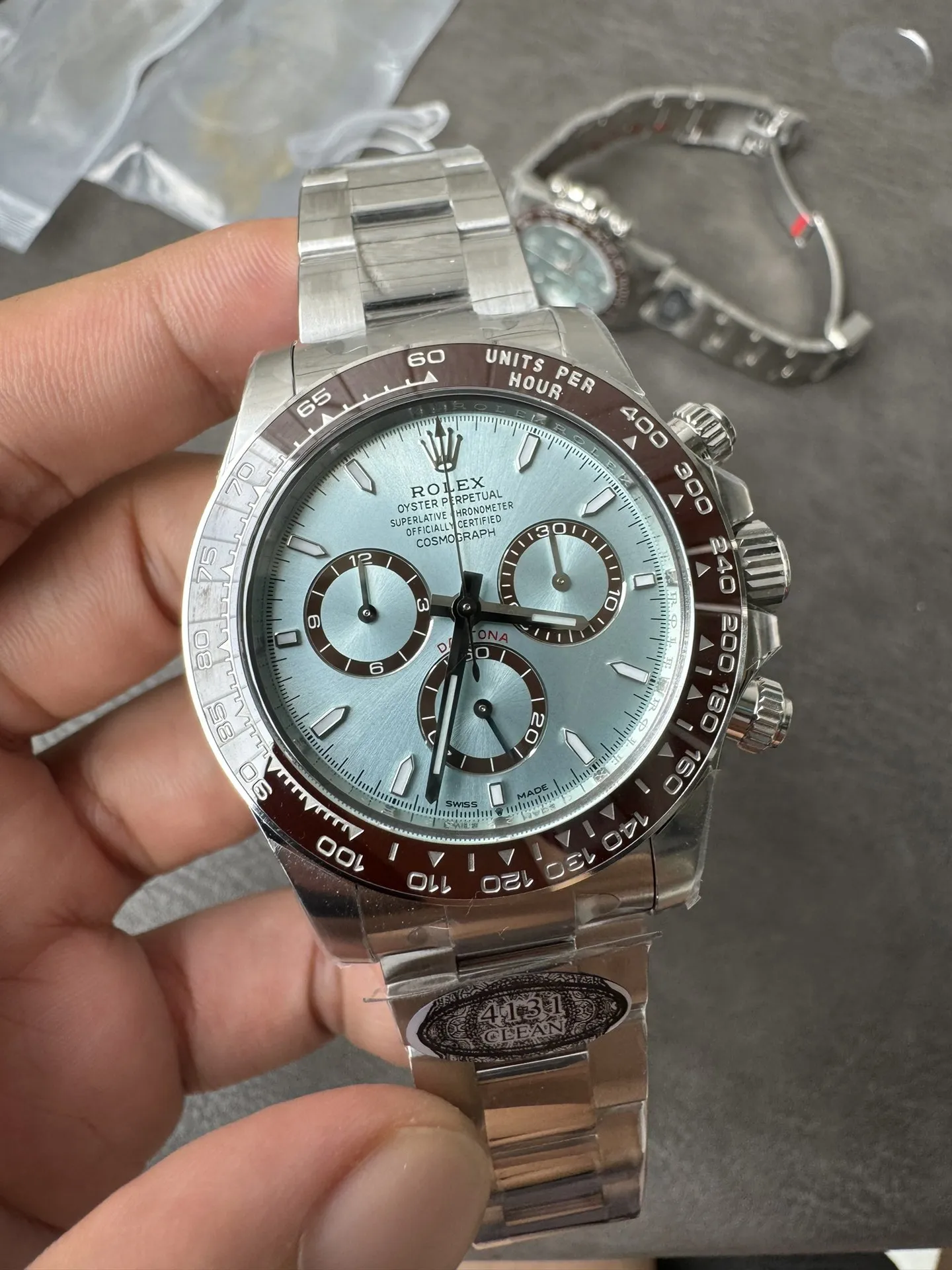 Rolex Daytona Super Clone 40mm 904L Steel - Clean Factory