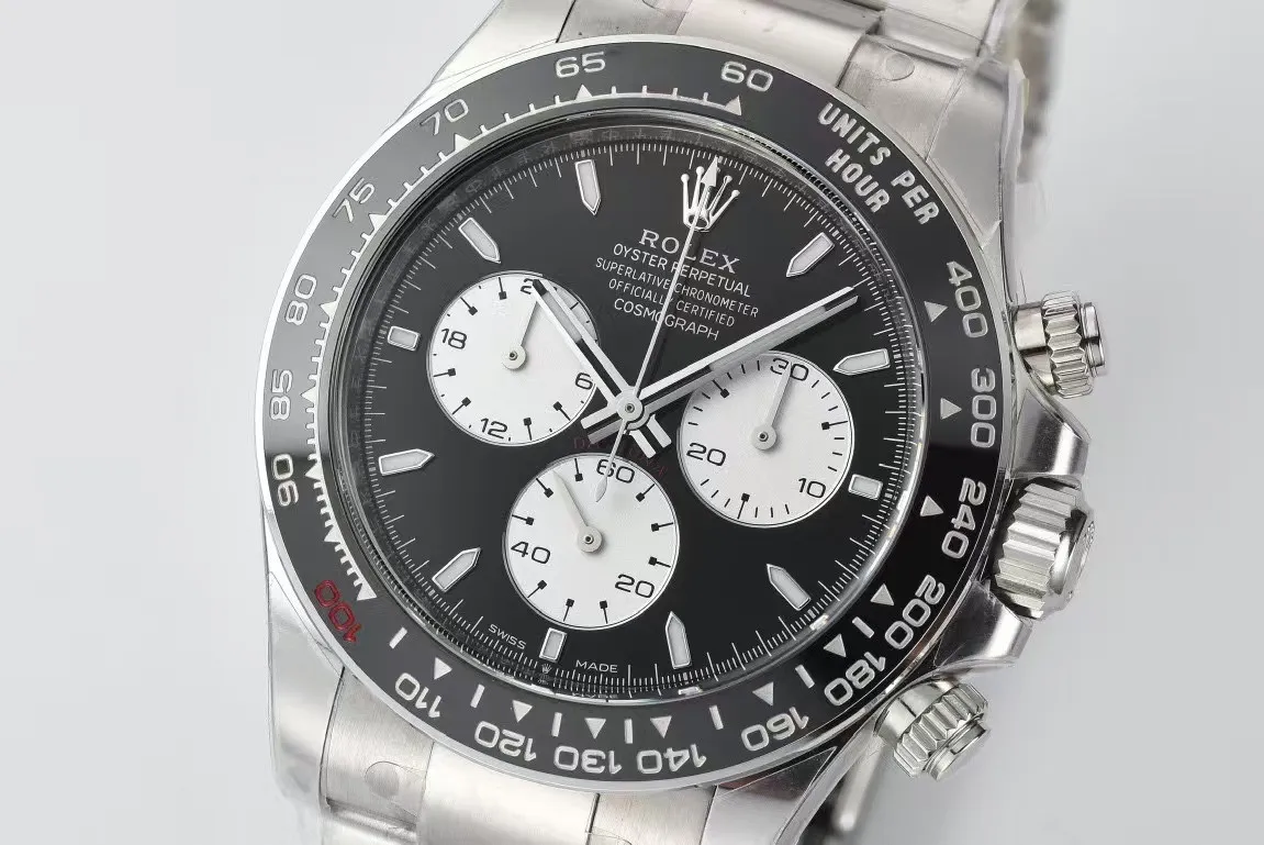 Clean Factory Daytona Le Mans M126529-0001 Black Dial White Chrono Sub-Dial with photo 3