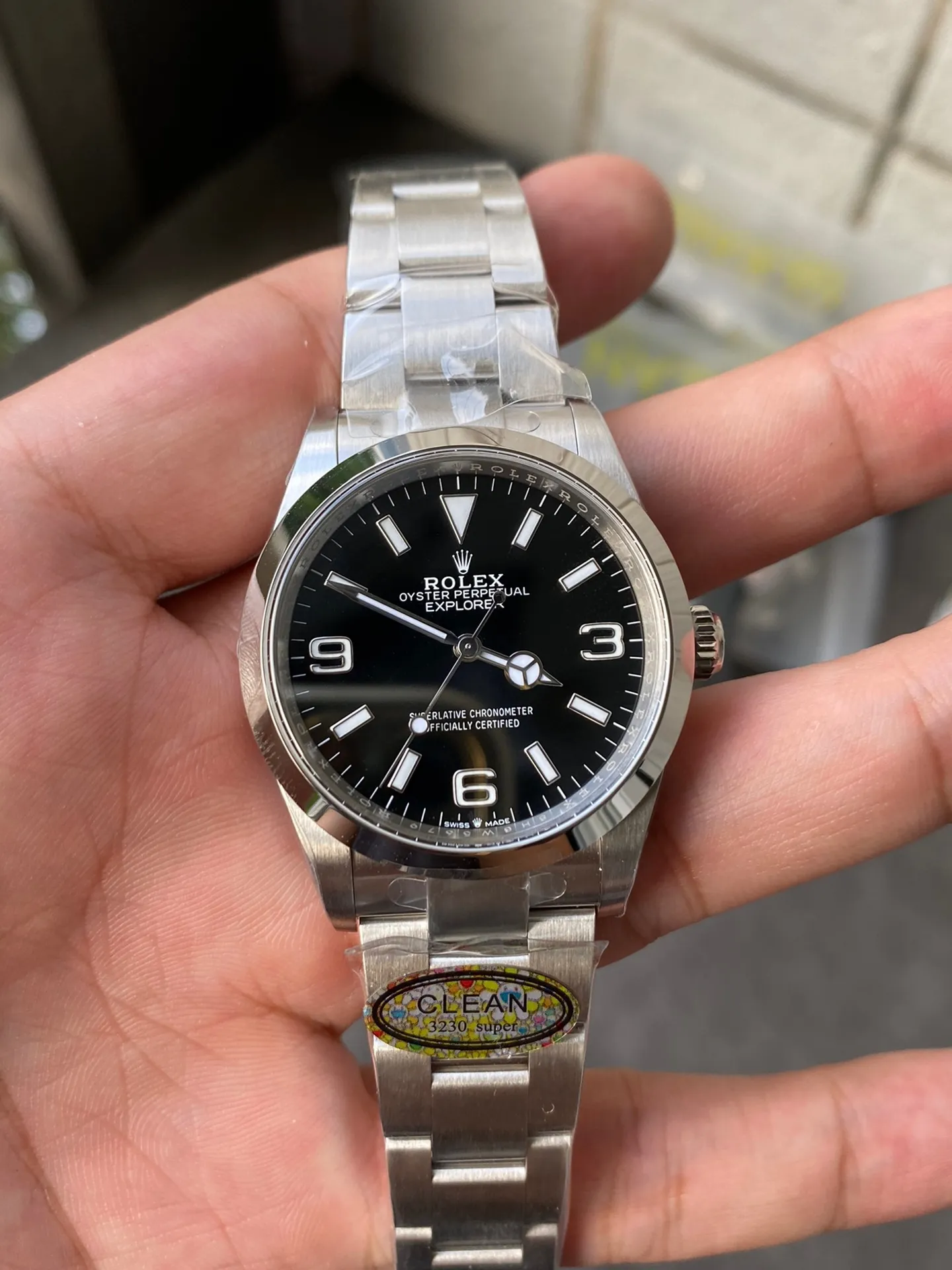 Rolex Explorer Super Clone 36mm 904L Steel - Clean Factory