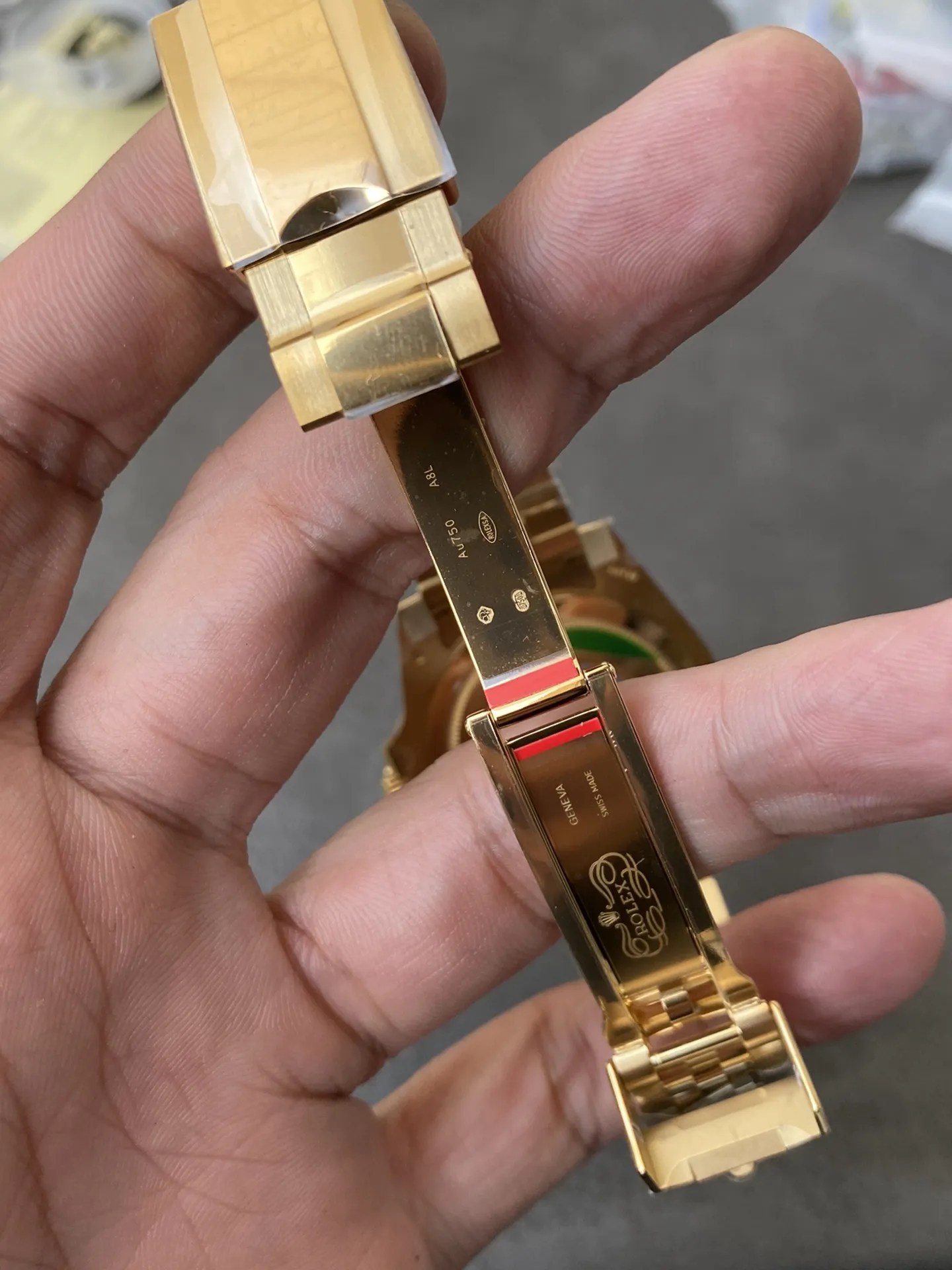 CF Rolex Clean Factory GMT Master II 126718GRNR Full Yellow Gold Black & Grey Bezel Black Dial Jubilee Bracelet DD3285 Movement – Clean Factory Watch | The Best Super Clone Watches Store in China photo 9