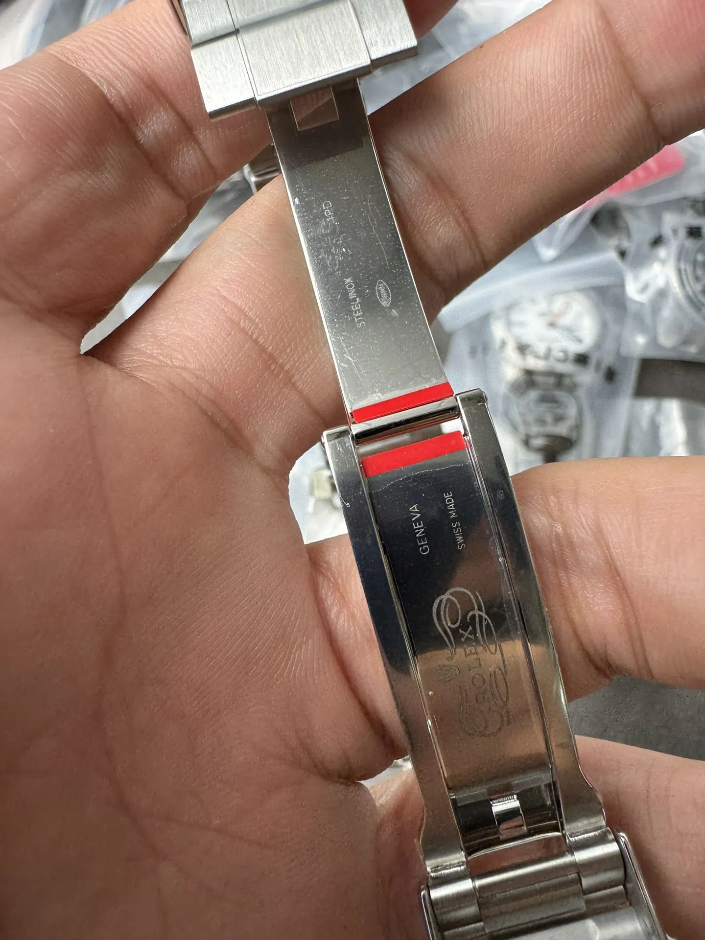 Clean Factory Rolex Sea-Dweller 126600 Single Red 904L Steel Case and Bracelet S photo 8
