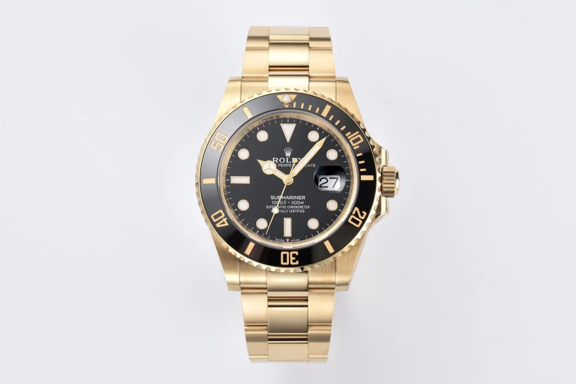 Rolex Submariner Super Clone 41mm 904L Steel - Clean Factory case detail